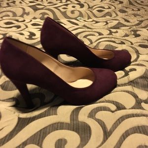 Kelly and Katie Purple Heels